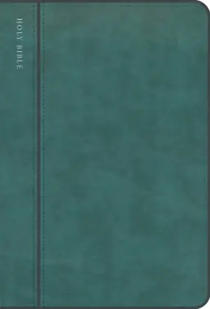 CSB Large Print Compact Reference Bible, Easy-to-Read Optimal Type, Digital Study Edition, Teal LeatherTouch