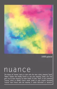 Jigsaw 1000 Pc Rectangular - Nuance Paint