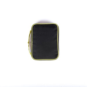 Yellow & Black Canvas Bible Cover - Medium