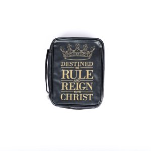 Destined To Rule Vinyl Bible Cover - Medium