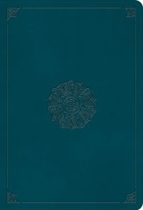ESV Giant Print Thinline Bible (TruTone, Deep Teal, Emblem Design)