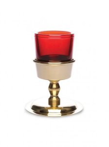 Brass Votum Glass Holder