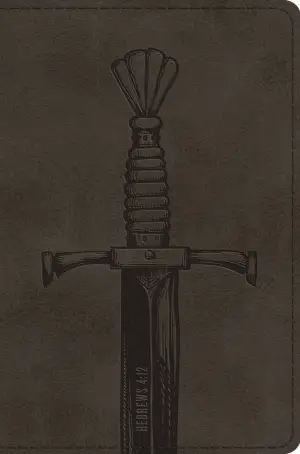 ESV Compact Bible (TruTone, Silver, Sword Design)