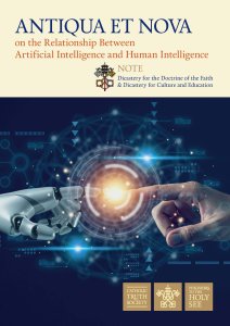 Antiqua et Nova: Note on the Relationship Between Artificial Intelligence and Human Intelligence
