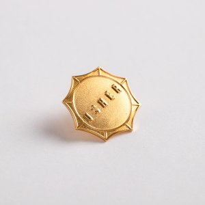 Sun Shape Gold Usher Lapel Pin - Pack of 6