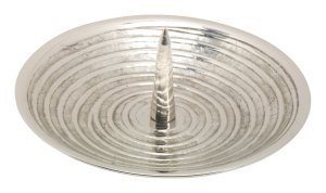 Nickel Plated Candlestick Plate with Thorn D 10 cm