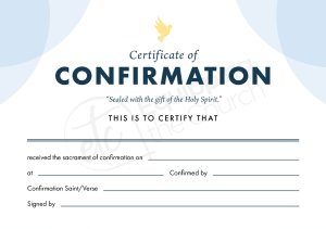 ETC Confirmation Certificate A5 Landscape (pack of 10)