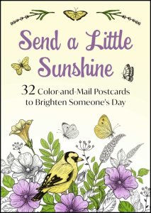 Send a Little Sunshine: 32 Color-And-Mail Postcards to Brighten Someone's Day