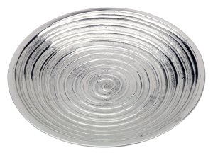 Nickel Plated Candlestick Plate D 12 cm
