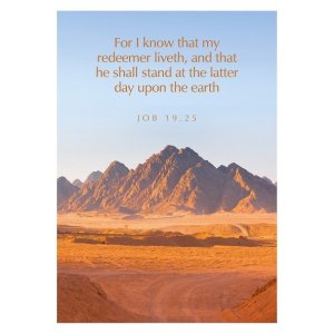 Greetings Cards: 'For I Know That My…' Job 19.25