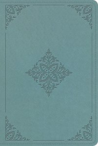 ESV Single Column Heritage Bible (TruTone, Paris Sky, Fleur-de-lis Design)