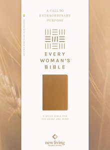 NLT Every Woman's Bible, Filament Enabled (Genuine Leather, Camel, Red Letter)
