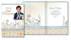 Communion Card/Boy