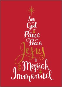 Names of Jesus Charity Christmas Cards - Pack of 10 (Home For Good)
