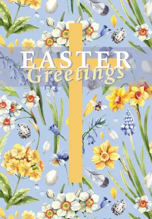Compassion Charity Easter Cards: Wildflowers Cross (5 pack)