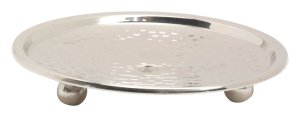 Nickel Plated Candlestick Plate D 10 cm Inside