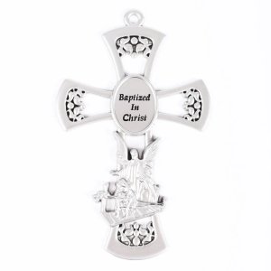 6" Baptised In Christ Wall Cross