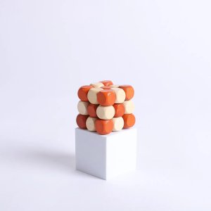 3D Stumbling Block Wooden Puzzle Block