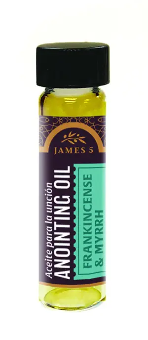 Anointing Oil - Frankincense and Myrrh - Glass Vial (Net Wt. 1/4 oz.)