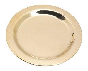 Polished Candlestick Plate D 11 cm