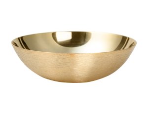 Golden Plated Host Bowl D 15.5 cm