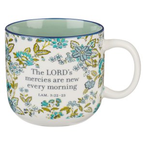 Mug Teal New Mercies Lam. 3:22-23