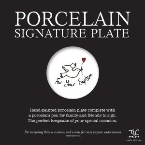 Porcelain Signature Plate