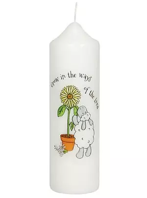 Grow in the Ways of the Lord - Baptism Candle