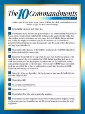 Photo Frame Text Card: The Ten Commandments