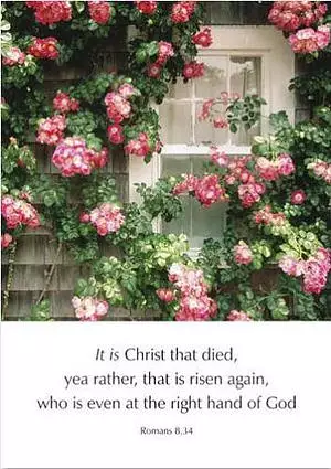 Greetings Cards - 'It is Christ that...' Ro. 8.34