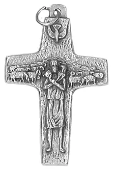 Metal Pope Francis Cross 1 1/2 inch