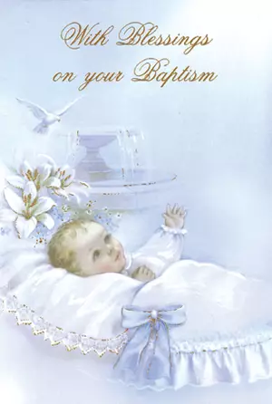 Card - On Your Baptism - Boy