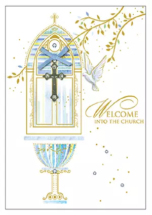 Card/Welcome into the Church/3 Dimensional