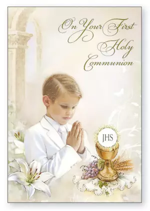 Boy's Communion Card