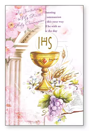 Symbolic Communion Invite Card
