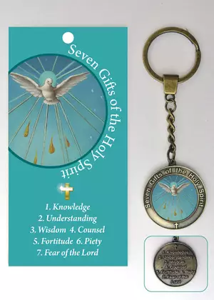 Key Ring & Leaflet Holy Spirit