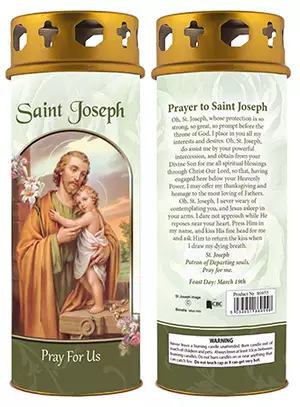 Candle/Saint Joseph/Windproof Cap