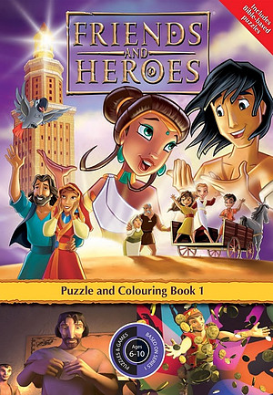 Friends and Heroes Puzzle and Colouring Book 1