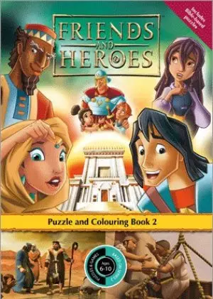 Friends and Heroes Puzzle and Colouring Book 2