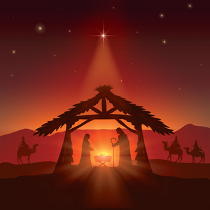 The Stable (Pack of 10) Christmas Christian Cards