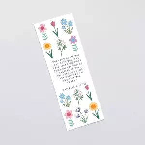 'The Lord Bless You' (Spring) Bookmark