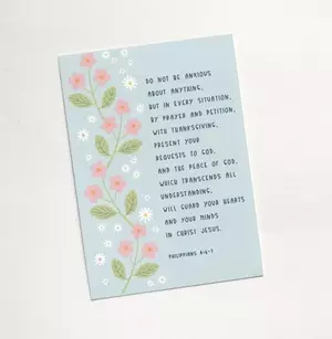Do Not Be Anxious (Cherry Blossom) - Sharing Card