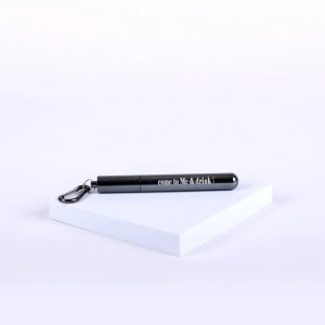 Collapsible Straw Come To Me Charcoal