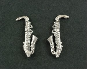 Saxophone Cufflinks In Box (Psn3)