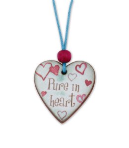 Pure In Heart Ceramic Necklace