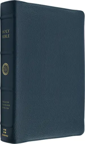 ESV Heirloom Bible, Scriptura Sacra: Personal Size Reference Edition (Calfskin, Meridian Blue, Full Yapp)
