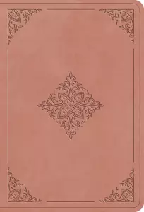 ESV Value Large Print Compact Bible (TruTone, Blush Rose, Fleur-de-lis Design)