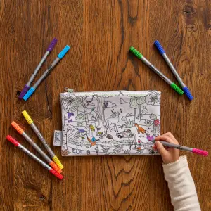 Woodland Pencil Case - Colour In & Learn