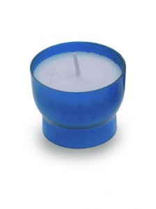 Blue Plastic Cased Lights with Skirt, 6 Hours, Pack of 50