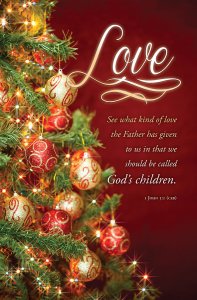 Love 1 John 3:1 Love Bulletin (pack of 100)